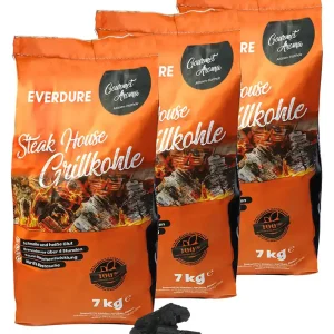 Billig Everdure Steak House Grillkohle 3er Pack (3x7 kg) aus Akazien-Hartholz
