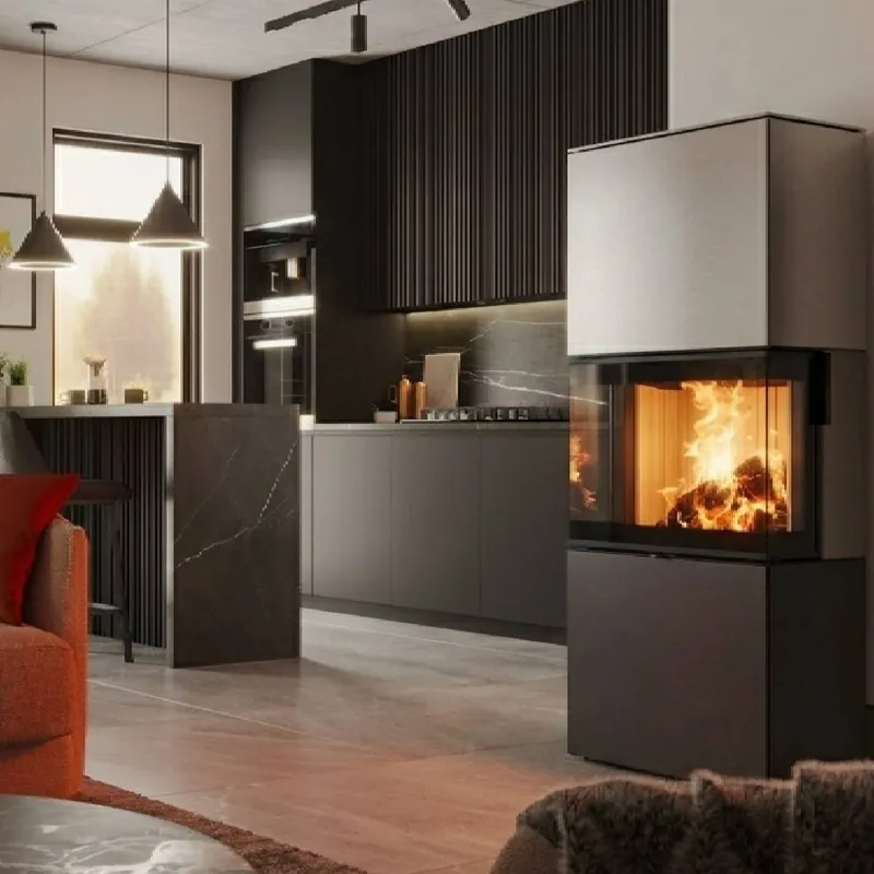 Preisreduziert Spartherm Largo L steel RLU Kaminofen Titan