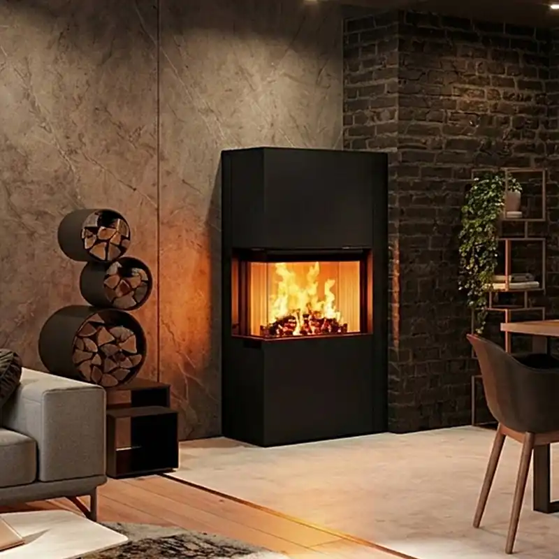 Spartherm Zirkon 2L Kaminbausatz RLU Nero Sichere Zahlung