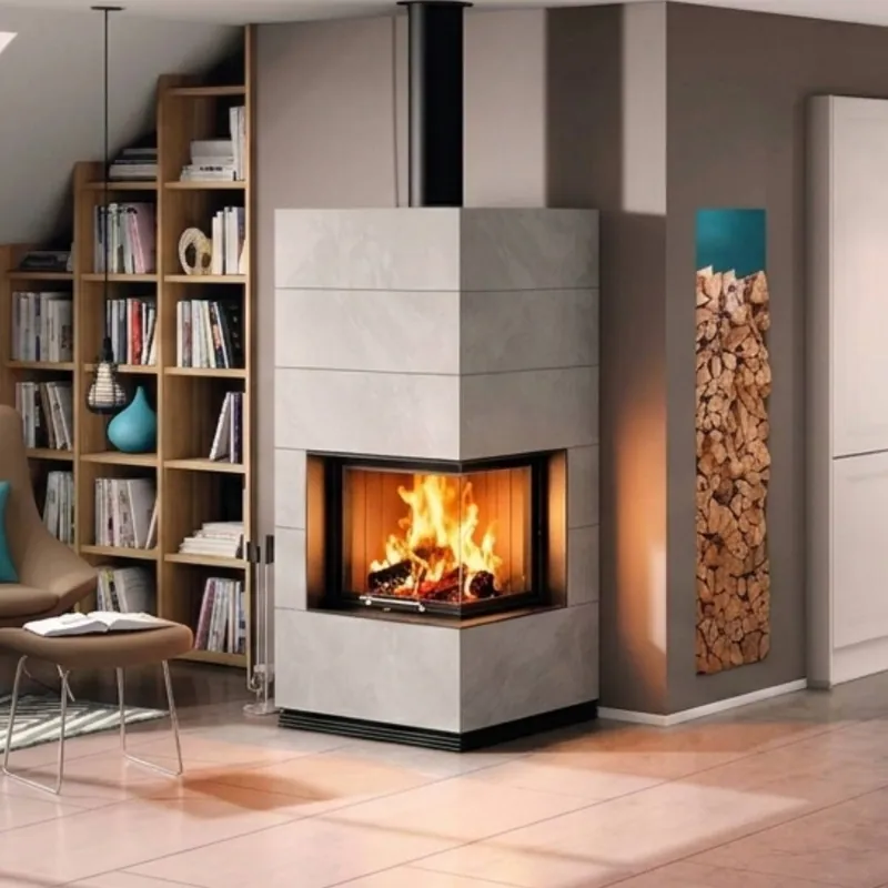 Spartherm SIM Varia 2R-55h Kaminbausatz RLU Beton Natur 1/3 Markenware