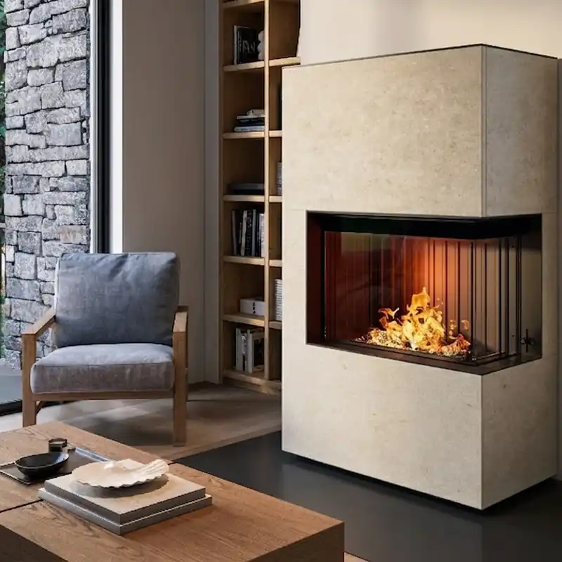 Wochenendangebot Spartherm Citrin 2R Kaminbausatz RLU Kalkstein Porto blanco