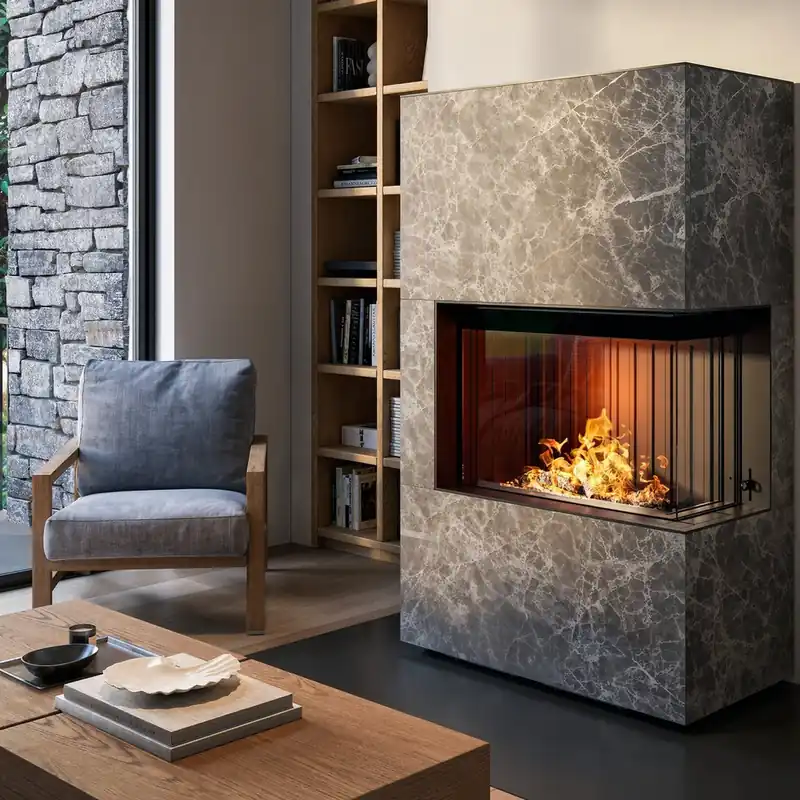 Echt Spartherm Citrin 2R Kaminbausatz RLU Speckstein