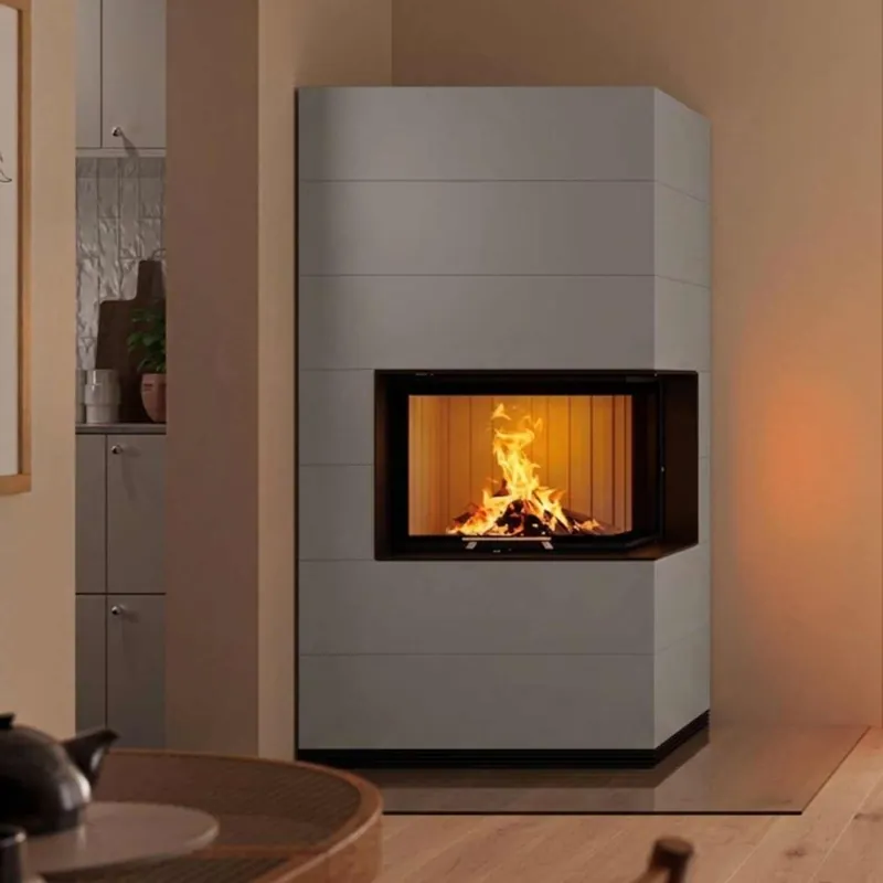 Echt Spartherm SIM Varia 2Rh H2O Kaminbausatz RLA Feinbeton gespachtelt 2/3