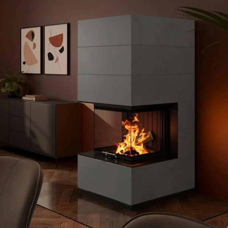 Spartherm SIM Arte U-70h Kaminbausatz RLA Feinbeton gespachtelt 1/3 Meistverkauft