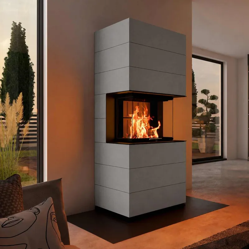 Bestpreis Spartherm SIM Arte 3RL-60h Kaminbausatz RLA Feinbeton gespachtelt 3/3