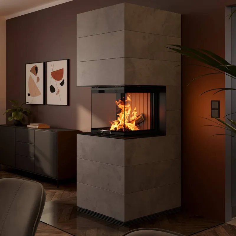 Spartherm SIM Arte U-50h Kaminbausatz RLA Beton Natur 3/3 Markenprodukt
