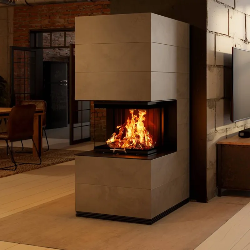 Spartherm SIM Arte 3RL-60h Kaminbausatz RLA Beton Natur 2/3 Finale Aktion