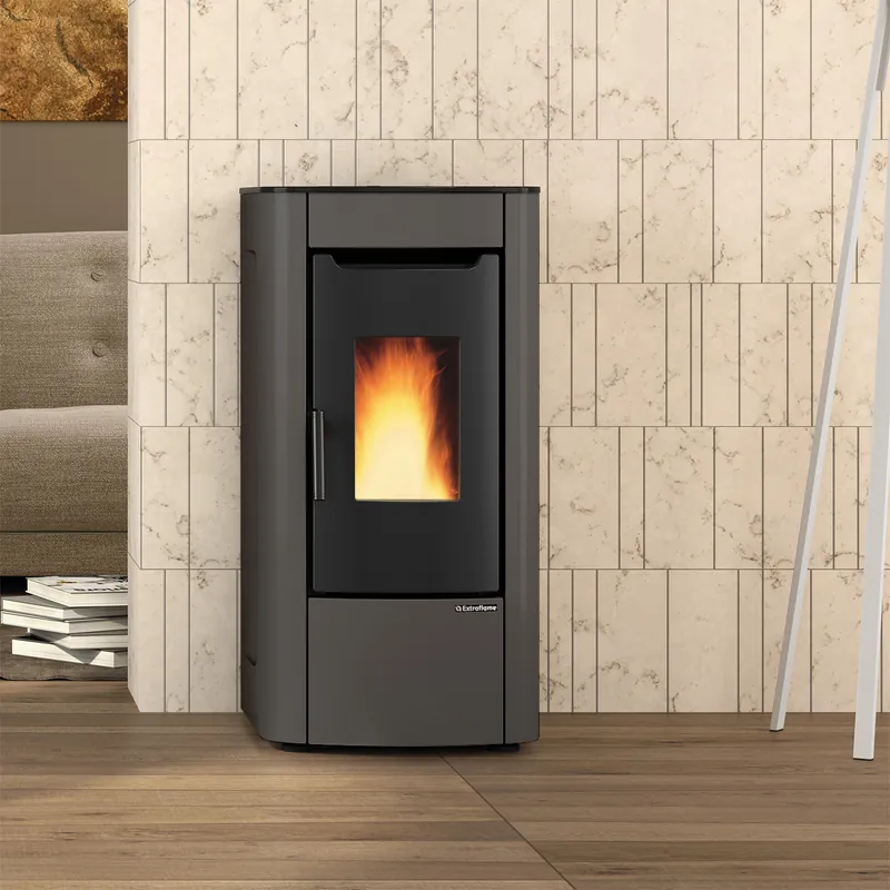 Preisknaller Extraflame Sabry AD Pelletofen Prestige Line graphitgrau