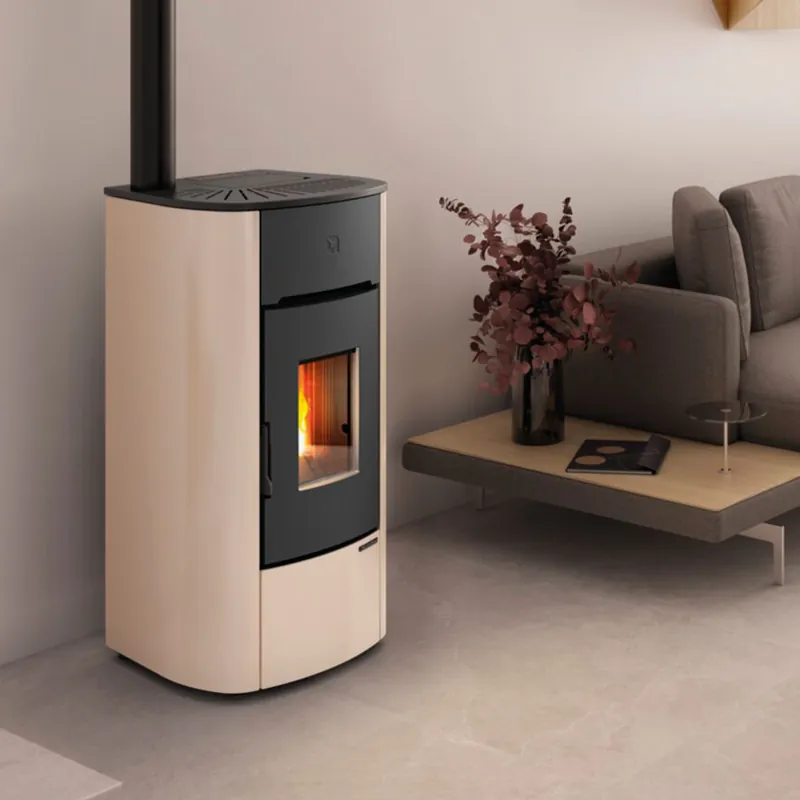 Preiswert Extraflame Mariella Plus AD Pelletofen Traditional Line elfenbein