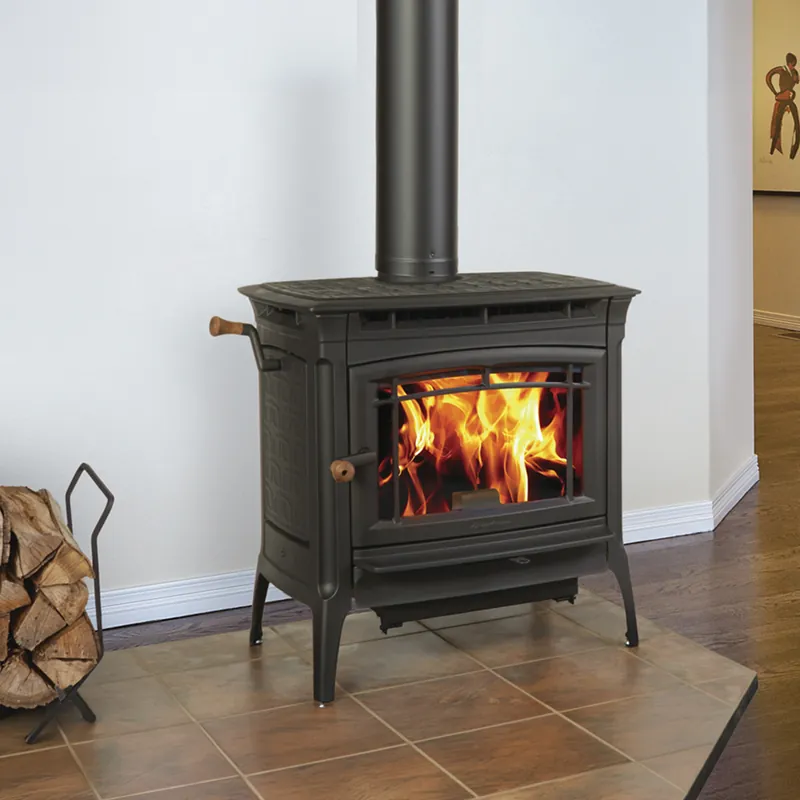 Hergom Manchester Kaminofen 12,5 kW Gusseisen Schwarz Version 2.0 Sonderaktion