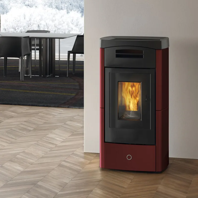 EK63 Daily 130++ Pelletofen Keramik bordeaux Top-Angebot