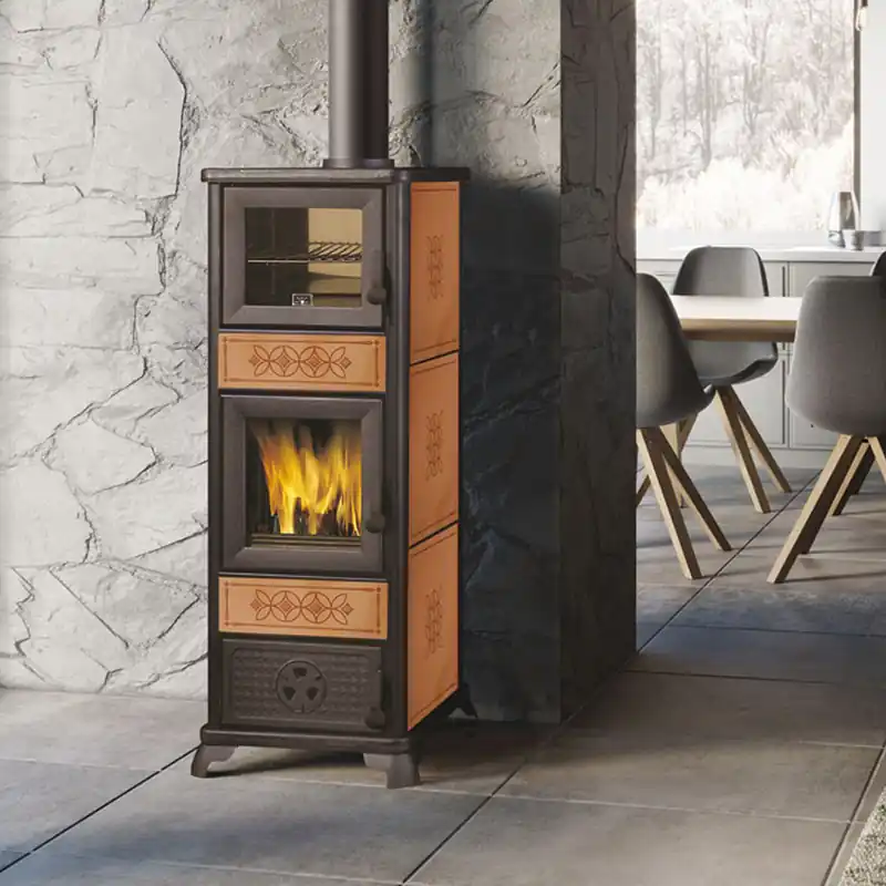 EK63 Decor C Evo Kaminofen Keramik leder Ausverkauf