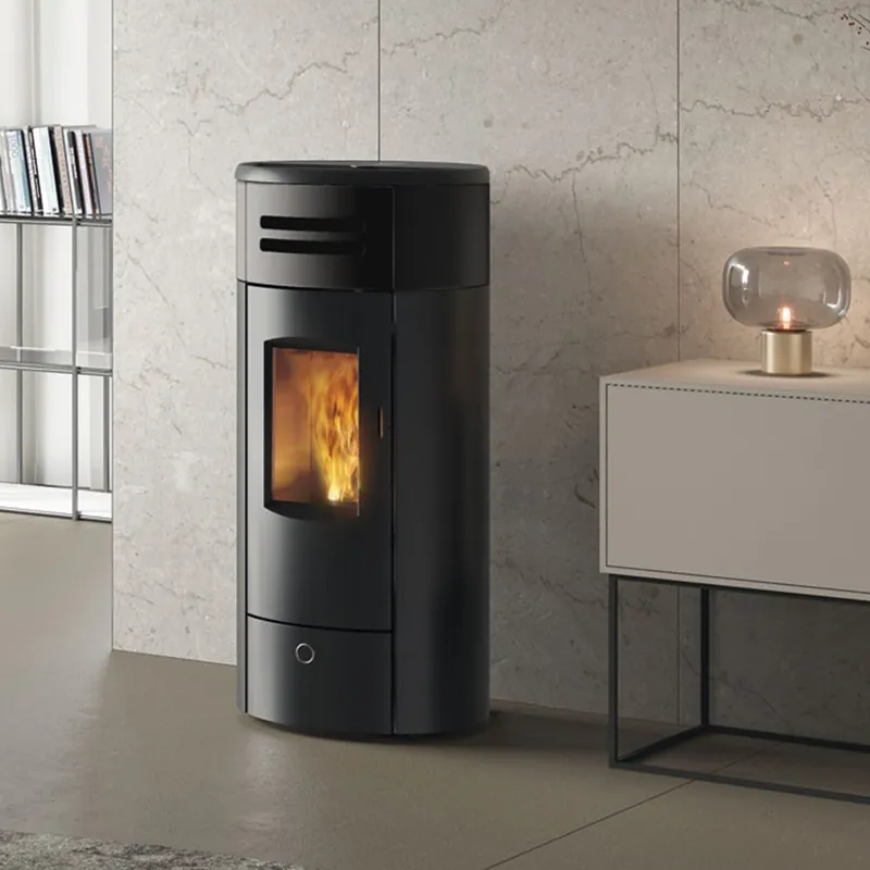 EK63 Yung 130++ Evo Pelletofen Keramik schwarz Top-Preis
