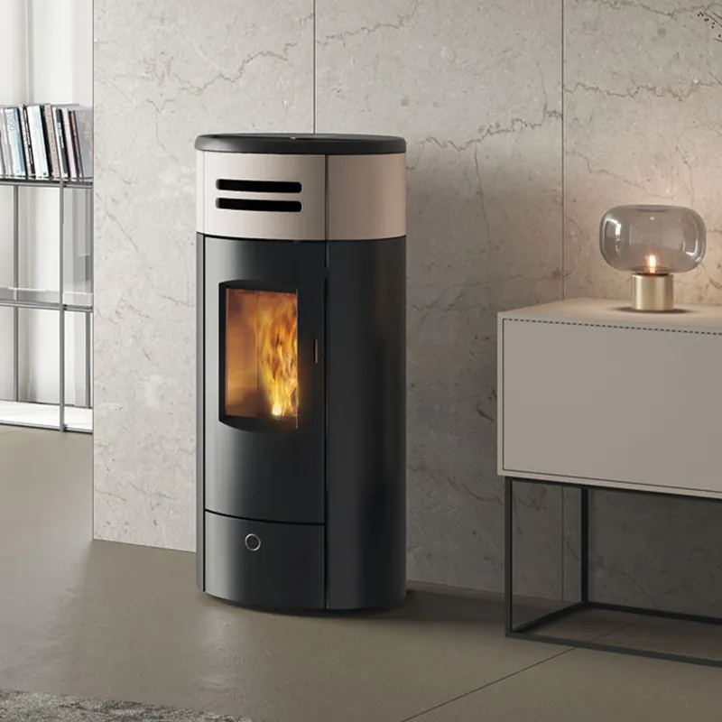 EK63 Yung 130++ Evo Pelletofen Keramik taubengrau Top-Angebot