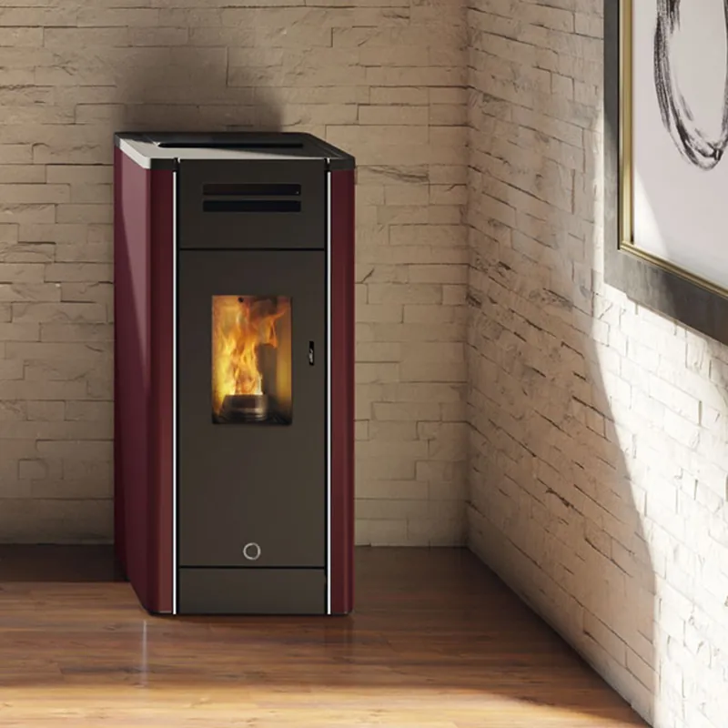 EK63 Metro 110+ Evo Pelletofen Stahl bordeaux Meistverkauft