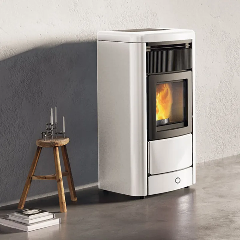 EK63 Monday H 230 Evo wassergeführter Pelletofen weiß Preis Gesenkt