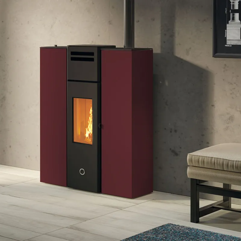 EK63 Cell 80+ Evo Pelletofen Stahl bordeaux Neuheit
