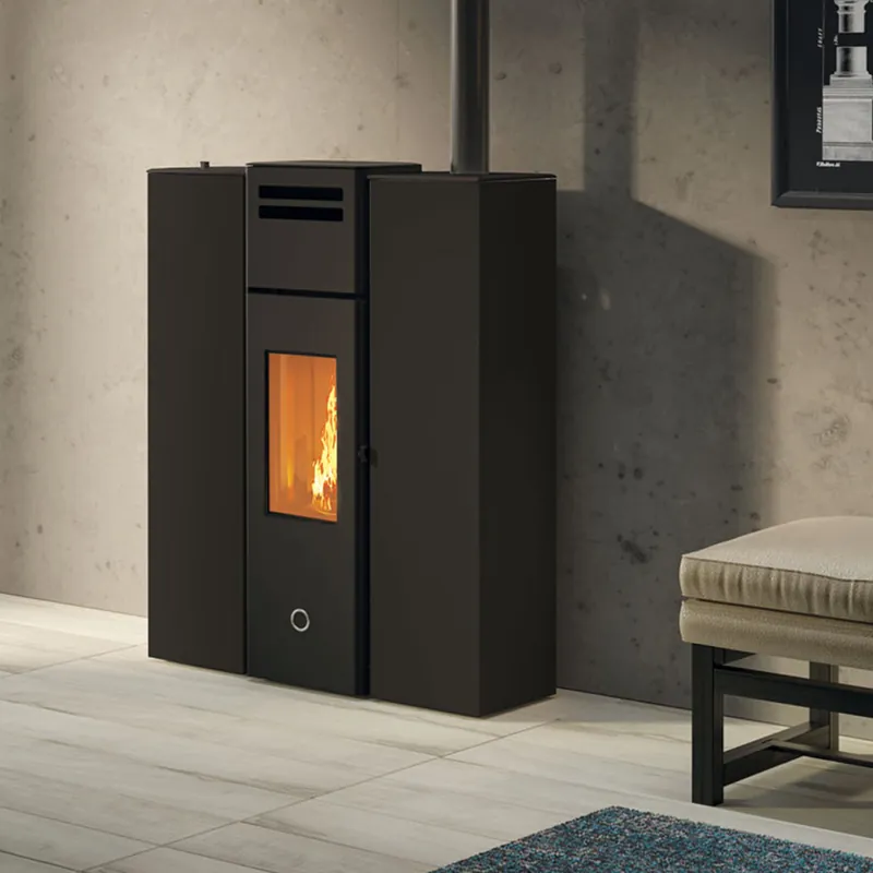 Aktuell EK63 Cell 80+ Evo Pelletofen Stahl schwarz