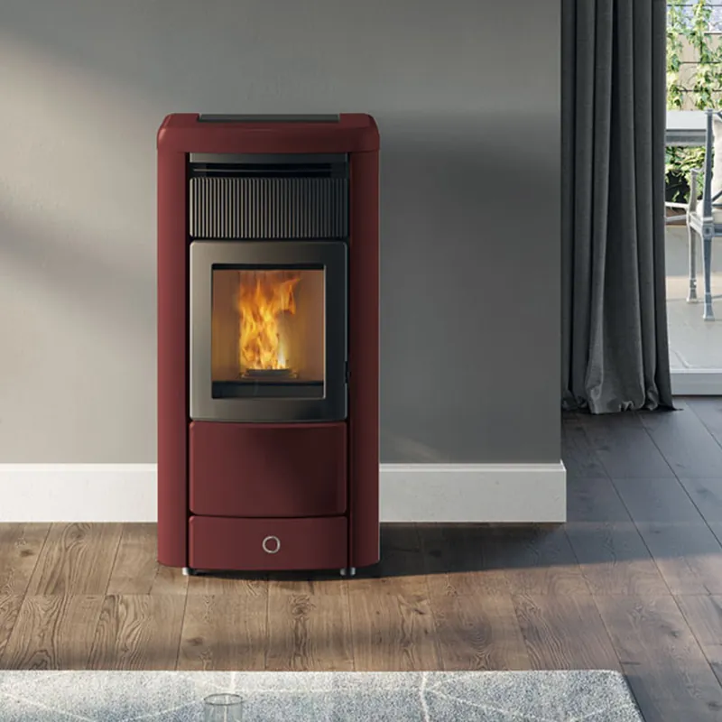 Neuheit EK63 Monday 130++ Evo Pelletofen bordeaux