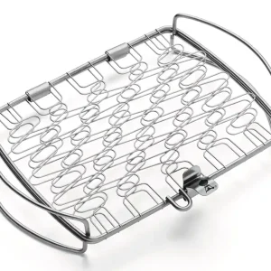 Bestpreis Weber Fisch- und Gemüsehalter klein Edelstahl für Grills ab ø 57 cm und Q-1000 Serie