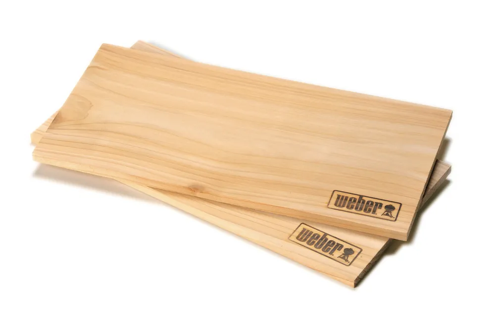 Weber Räucherbretter aus Zedernholz 15 x 30 cm 2 Stück Kracherpreis