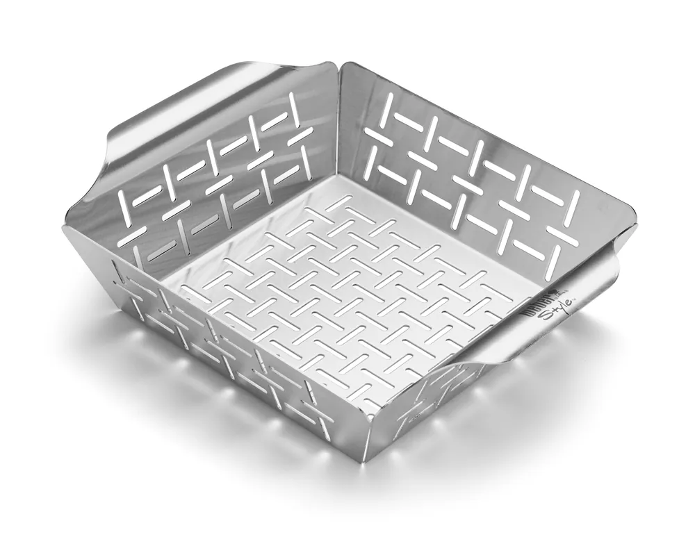 Jetzt Bestellen Weber Deluxe Gemüsekorb klein Edelstahl für Grills ab ø 37 cm und ab Weber Q 1000 Serie