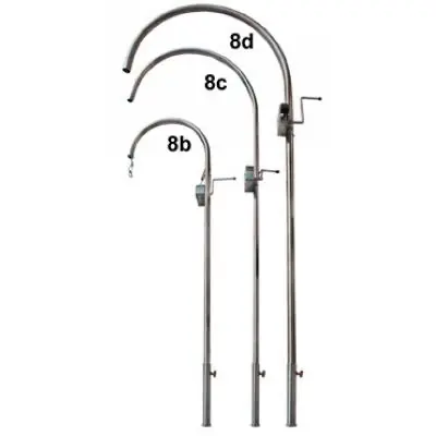 Schneider Grillgalgen Rondo aus Edelstahl Höhe 150 cm Schwenkgrill Schwenker Markenware