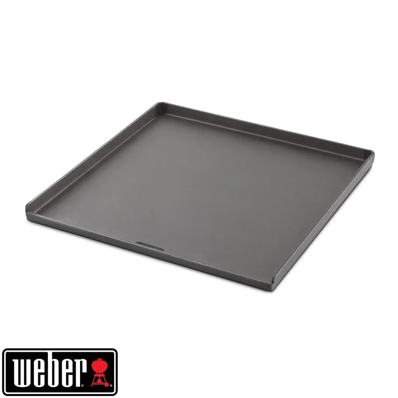 Weber CRAFTED Grillplatte Plancha - Gourmet BBQ System - gross, 40 x 41 cm Geprüft