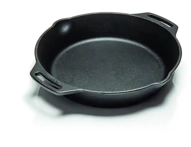 Petromax Grill-Feuerpfanne FP25H-T mit zwei Henkeln Gusseisen Pfanne 1,6 Liter Ø 25 cm Geprüft