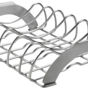 Wochenendangebot Napoleon PRO Spare Rib Halter aus Edelstahl Edelstahlhalterung 70009