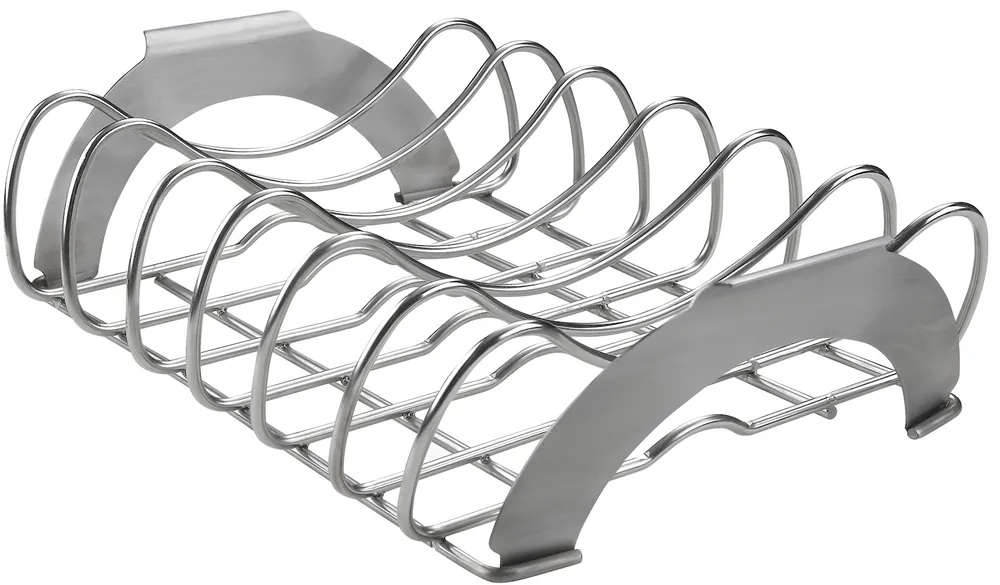 Wochenendangebot Napoleon PRO Spare Rib Halter aus Edelstahl Edelstahlhalterung 70009