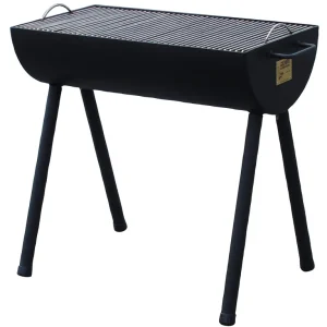 Günstig Rumo Barbeque JOEs Half Barrel Grillwanne mit Edelstahlrost JS-33640