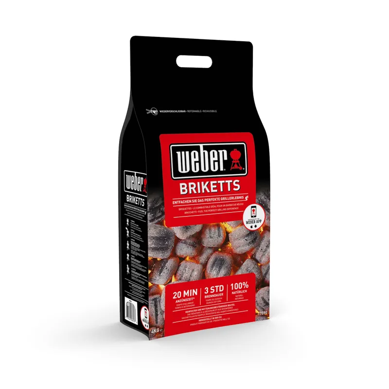 Weber Briketts 4 kg Markenprodukt