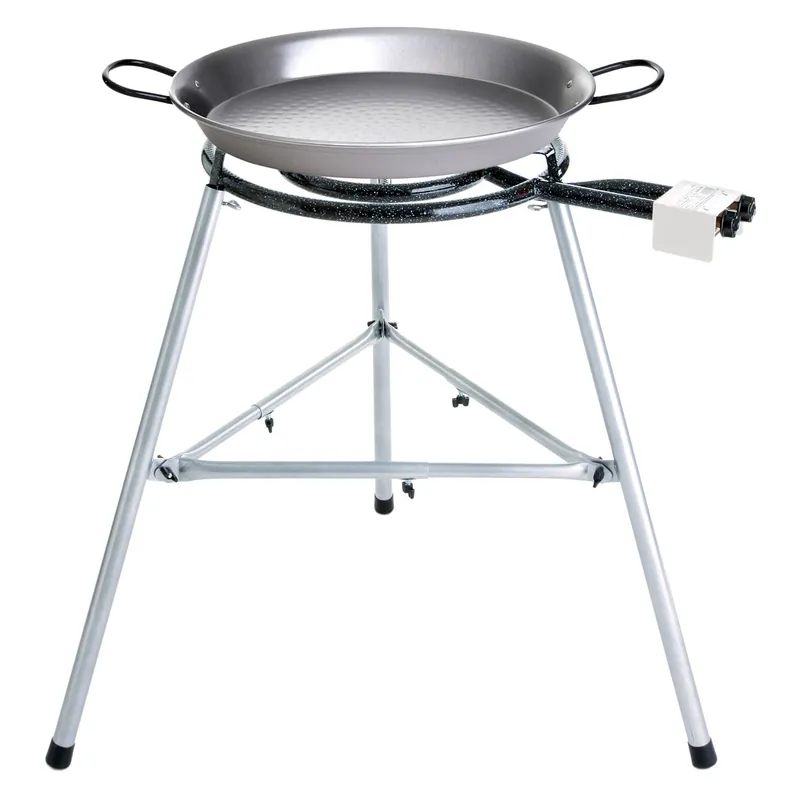 Neu Im Sortiment Paella World Comfort Line Set 5 Brenner mit Paella-Pfanne Stahl Ø 60/80 cm Gastronomie/Catering