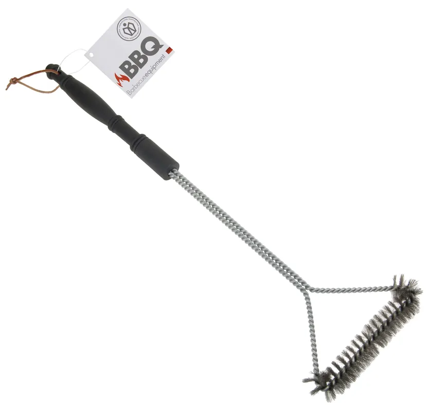 Grillbürste dreiseitige XXL 55 cm Reinigungsbürste Grillschaber Edelstahlborsten Ausverkauf