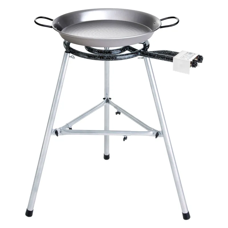 Paella World Comfort Line Set 3 mit Brenner und Paella-Pfanne aus Stahl Ø 40/55 cm Jetzt Kaufen