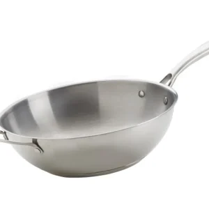 Top-Seller Napoleon Wok Edelstahl Grillwok Grillpfanne ø 30,5 cm Induktionspfanne 70028