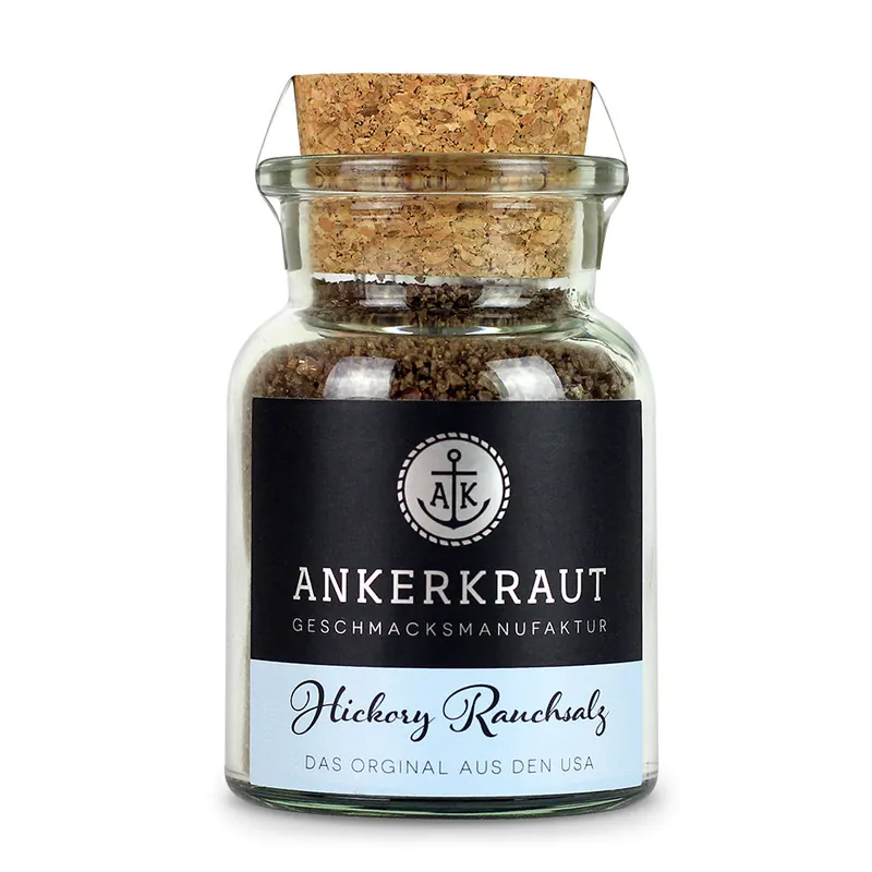 Finale Aktion Ankerkraut Hickory Rauchsalz Gewürzsalz 75 g im Korkenglas