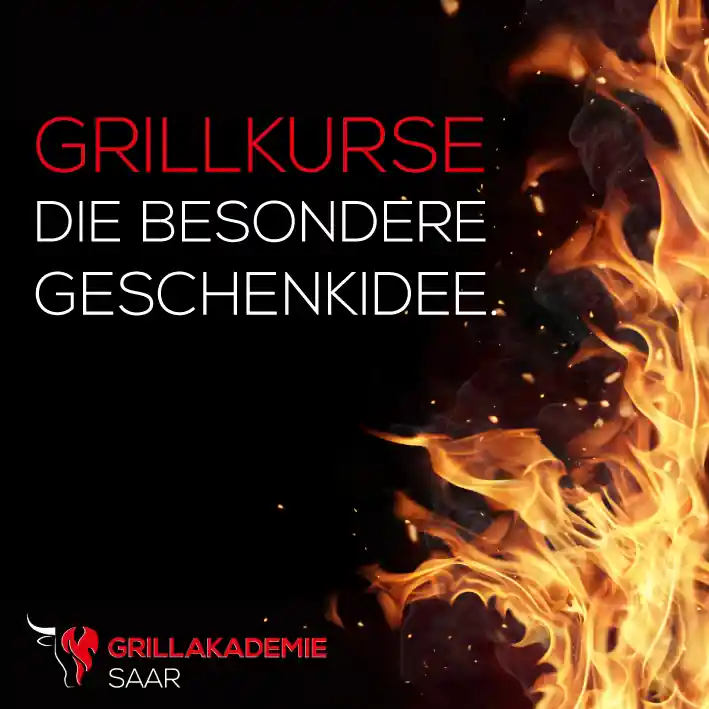 Gutschein für Grillkurs in der Grillakademie Saar in Saarlouis / Saarland im Wert von 159.- Nur Für Kurze Zeit