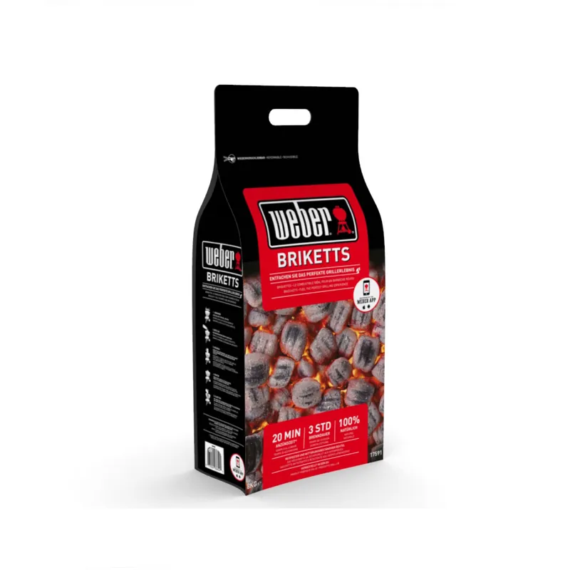 Heißes Angebot Weber Brikett 8 kg