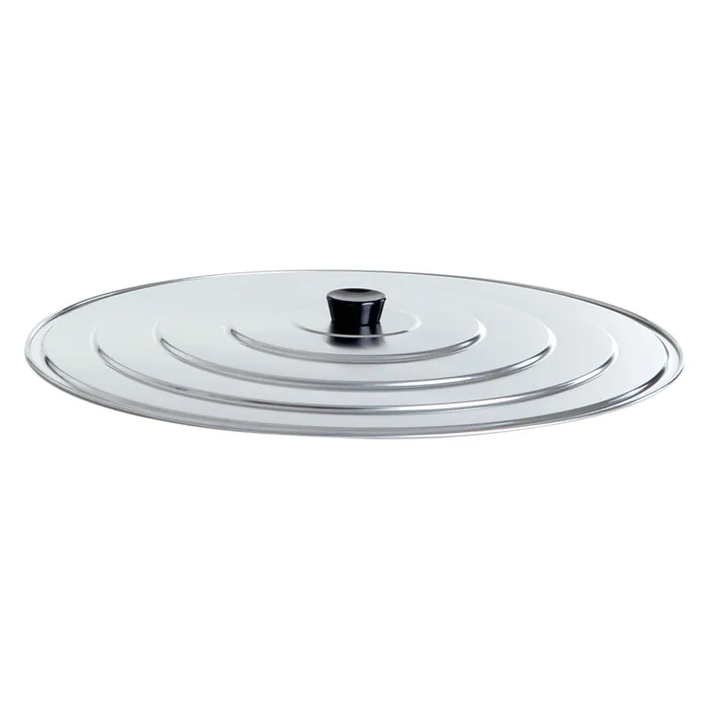 Solange Der Vorrat Reicht Paella World Universal-Deckel aus Aluminium Ø 32 cm für Paella-Pfanne Gusseisenpfanne