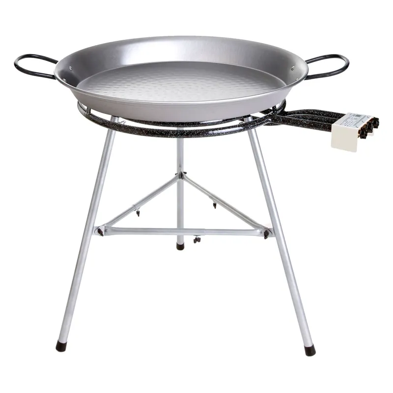 Paella World Comfort Line Set 8 mit Brenner und Paella-Pfanne aus Stahl Ø 70/115 cm Ausverkauf