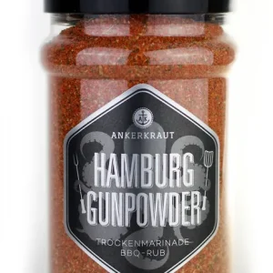 Ankerkraut Hamburg Gunpowder BBQ Rub 200 g Trockenmarinade Mega-Angebot