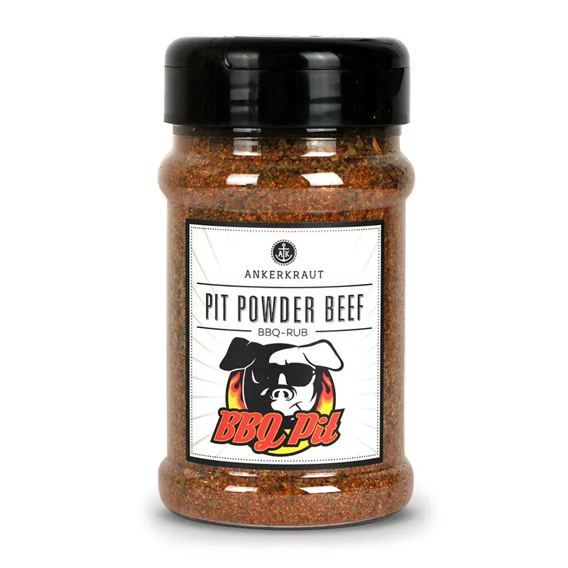 Ankerkraut Pit Powder Beef BBQ Rub 200 g Trockenmarinade Gewürzzubereitung Abverkauf