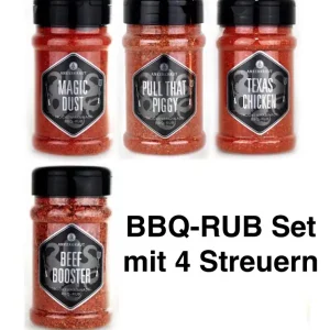Bestseller Ankerkraut 4er BBQ Rub Marinaden Set