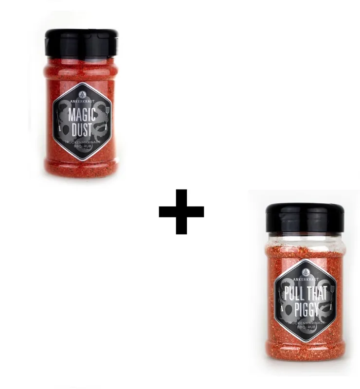 Ankerkraut 2er BBQ Rub Marinaden Set für Schweinefleisch Top-Seller