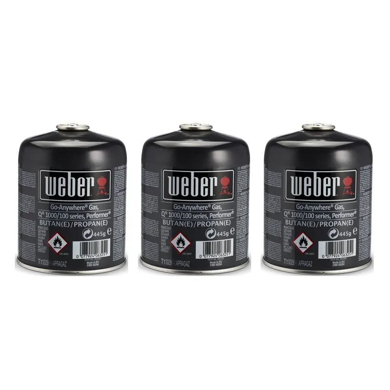 Heißes Angebot Weber Gas-Kartusche 3er-Pack je 445 g