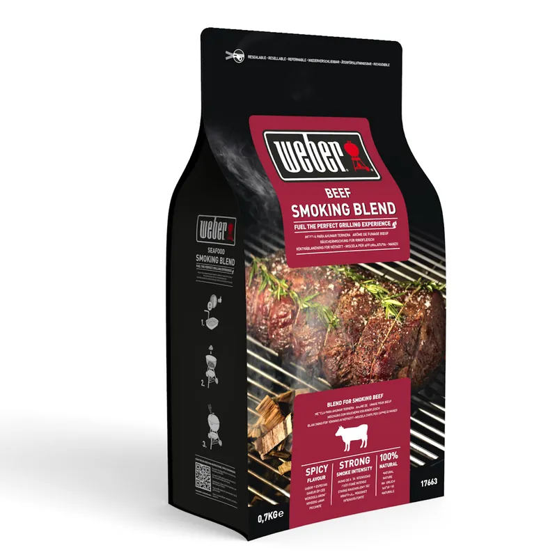 Weber Räucherchips Beef aus Nuss-, Laub- und Obsthölzern 700 g Top-Seller