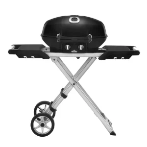 Top-Seller Napoleon PRO 285X TravelQ Gasgrill 4,1 kW 2 Brenner Transportgrill mit klappbarem Wagen PRO285XBK