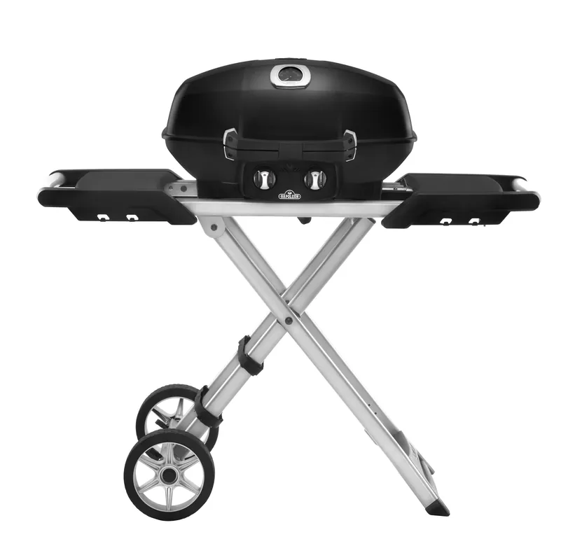 Top-Seller Napoleon PRO 285X TravelQ Gasgrill 4,1 kW 2 Brenner Transportgrill mit klappbarem Wagen PRO285XBK